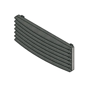 Grille de sortie air chaud en fonte ATHOS MULTIAIR 43660141