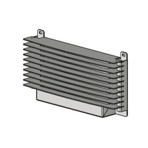Grille sortie air chaud (depuis 09 2005) ASTRA 43640537