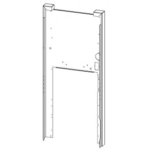 Panneau posterieur noir CLUB HYDROMATIC 16 KW 41411611230P