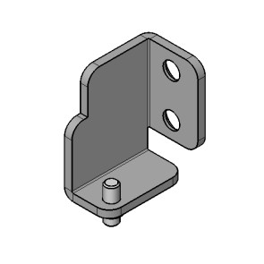 Charnière supérieur pour porte en fonte AIKE COMFORT AIR 2016 41411738140V