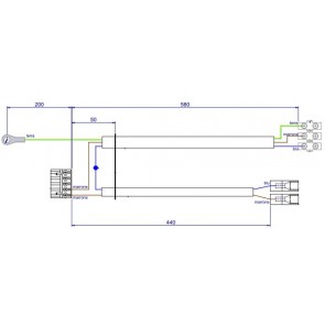 Cable CLUB HYDRO 15 KW VER.2009 COD. 7109007 41451101202