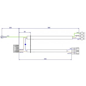 Cable CLUB HYDRO 15 KW VER.2009 COD. 7109007 41451101202