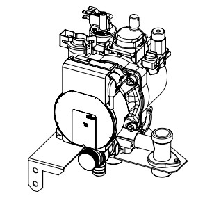 Kit hydraulique pompe de circulation Wilo Para haut rendement CLUB HYDROMATIC 16 KW 41501600251