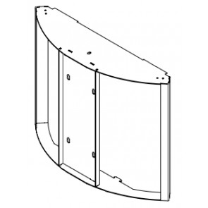 Cadre céramique inférieure CURVE COMFORT AIR MAESTRO 41421601540P