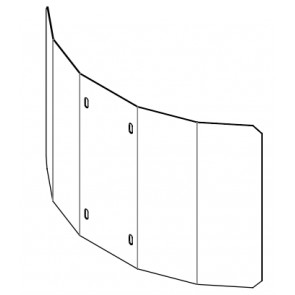 Protection céramique superieure CURVE COMFORT AIR MAESTRO 41401620830