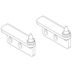 Charnières porte frontale (2 pcs) DOC COMFORT AIR 41411750240V