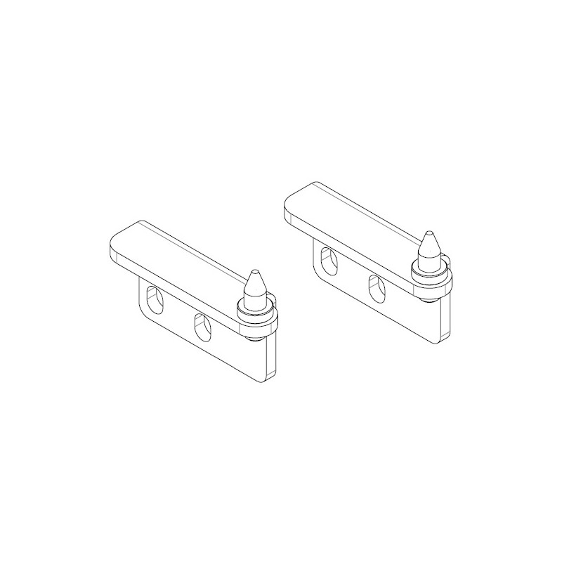 Charnières porte frontale (2 pcs) DOC COMFORT AIR 41411750240V