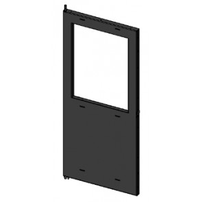 Cadre porte foyer laquée noir  FLUX HYDRO HIGH EFFICIENCY 41401328240V