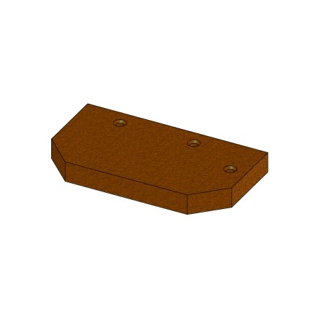 Panneau Vermiculite MCZ 280x260x10 Mm Pour Poêle CADEL VENUS - Neuf Italie
