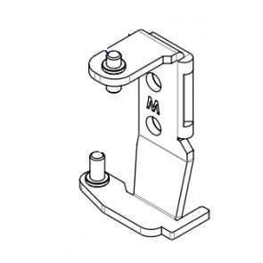 Charnière inférieur pour porte en fonte MOOD COMFORT AIR MAESTRO 41411731140V