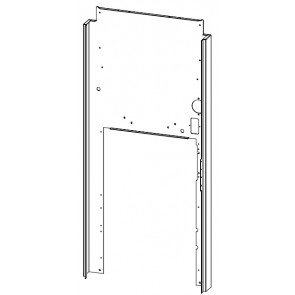 Panneau posterieur noir MUSA HYDROMATIC 16 KW 41411609930P