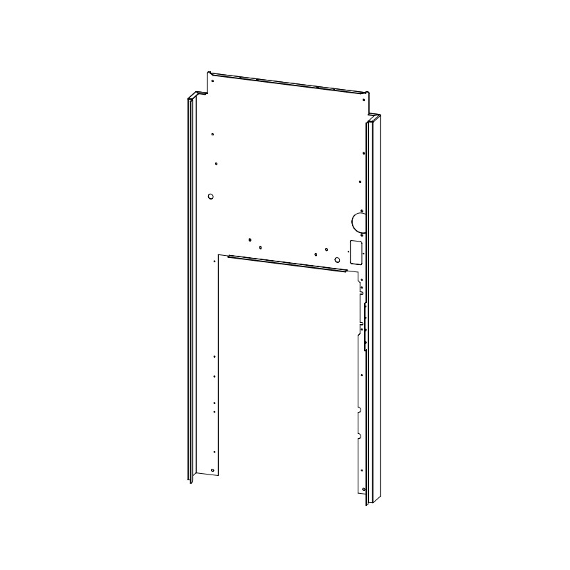 Panneau posterieur noir MUSA HYDROMATIC 16 KW 41411609930P