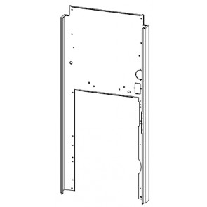 Panneau posterieur noir MUSA HYDROMATIC 16 KW 4141160994100