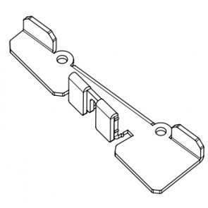 Etrier de fixation céramique gauche (2 pcs) STAR AIR - 2016 UP! 41401425431