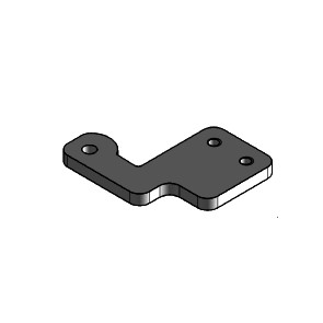 Charnière supérieure et inférieure (2 pcs) VIVO 80 PELLET HYDRO 41401238320V