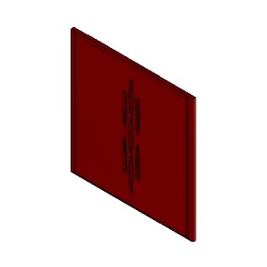 Carreaux latéraux en céramique BORDEAUX poêle RED MARGHERITA AIR - 2014 41250903860