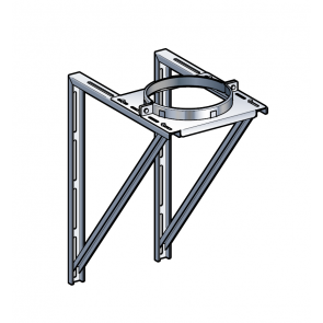 Support mural inox réglable 5 à 15 cm Poujoulat PGI 100/150 Ref.45150056