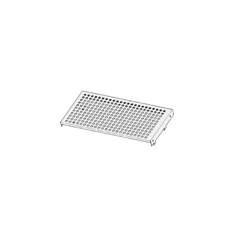 Grille supérieure en acier noir FREEPOINT SQUARE 4D1401302561