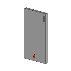 Porte externe complète RED COMPACT 35 41401308150