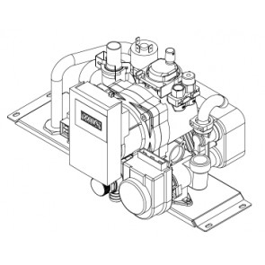 UNITÉ HYDRAULIQUE - AVEC PRODUCTION EAU CHAUDE SANITAIRE RED PERFORMA 25 41501602250