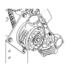 Moteur de chargement des pellets RED VARIOMATIC 33 41451109300