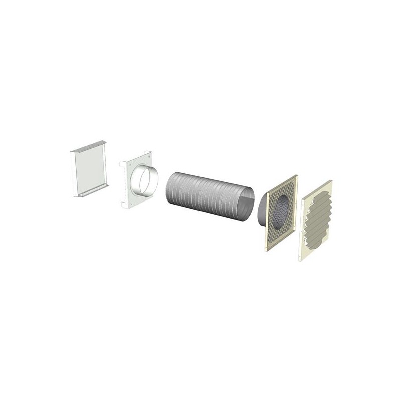Pack d'arrivée d'air frais indirecte 100 ou 125 mm poêle à granulés — free download