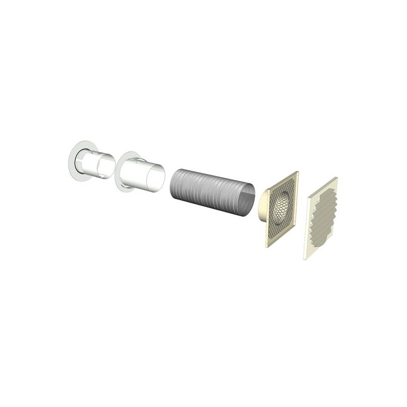 Pack d'arrivée d'air frais indirecte 100 ou 125 mm poêle à granulés — free download