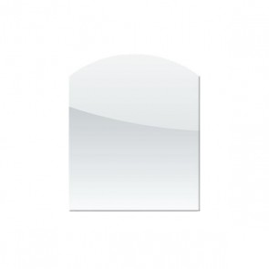 Plaque de sol arrondie sur mesures en verre | meilleurpoele.com