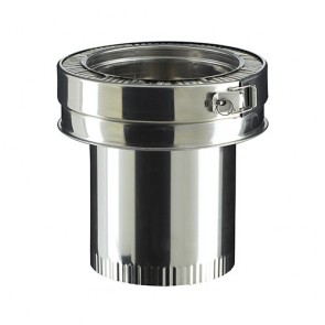 Adaptateur Poujoulat Therminox double paroi-simple paroi Ø 200 mm  Ø 200 mm Réf.21200124