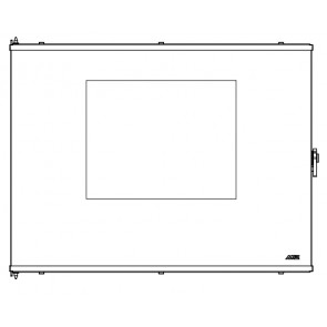 Porte finie complète poêle MCZ BOXTHERM 60 PELLET 41401292151