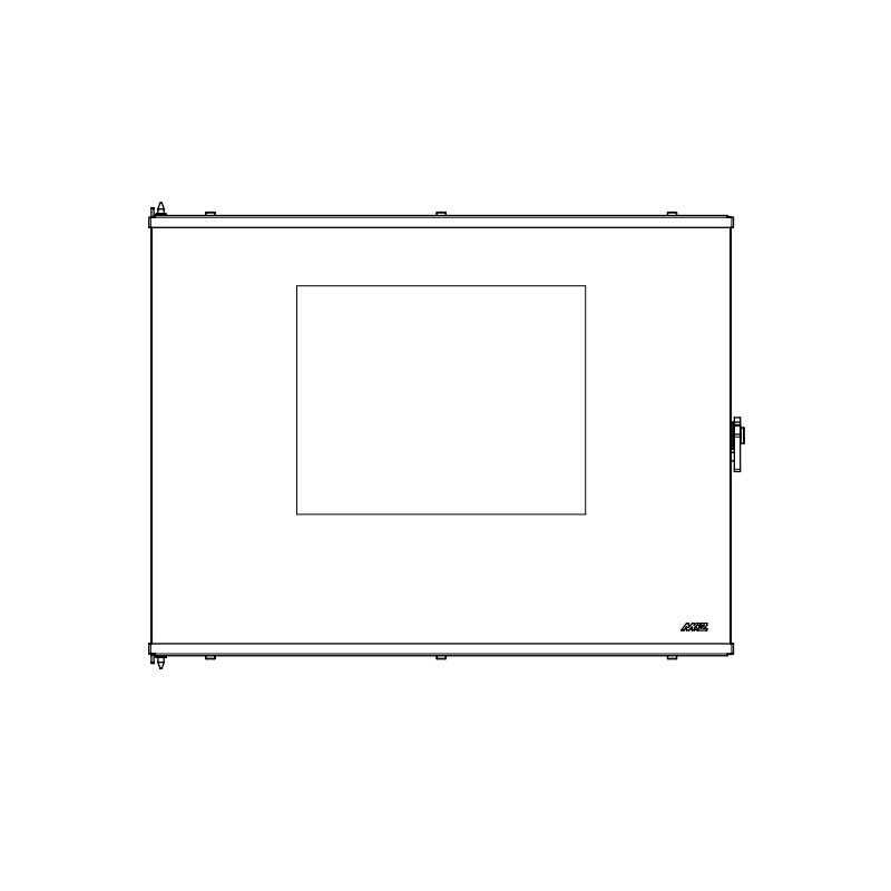 Porte finie complète poêle MCZ BOXTHERM 60 PELLET 41401292151