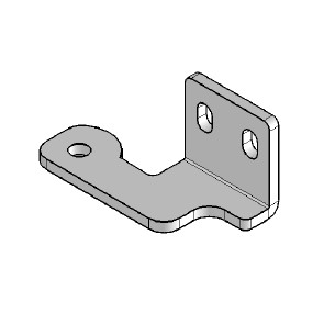 Charnière supérieure poêle MCZ BOXTHERM 60 PELLET 41401293030V