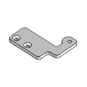 Charnière inférieure poêle MCZ BOXTHERM 60 PELLET 41401289120V