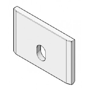 Fond en Alutec poêle MCZ BOXTHERM 70 PELLET 41151200100