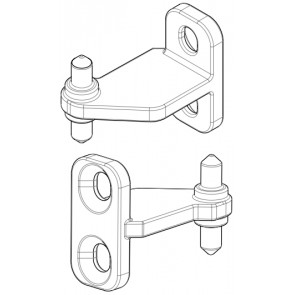 Charnière de porte poêle MCZ CLUB AIR 10 M2 - CLUB AIR 10 M2+ 41202006990