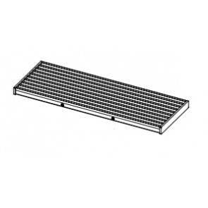 Grille sortie air chaud poêle MCZ TOBA COMFORT AIR 41311100260