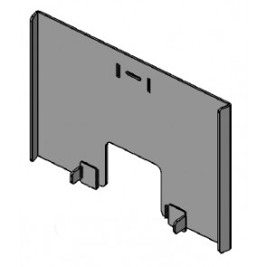 Couverture intérieure échangeur poêle MCZ VIVO 80 PELLET COMFORT AIR - 2012 41401255340