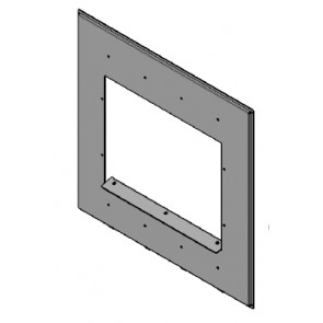 Tampon interne de la porte du foyer poêle MCZ VIVO 80 PELLET COMFORT AIR - 2012 41401256940V