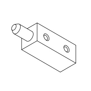 Goupille de couvercle poêle MCZ AKI HYDROMATIC 16 M1 4120773