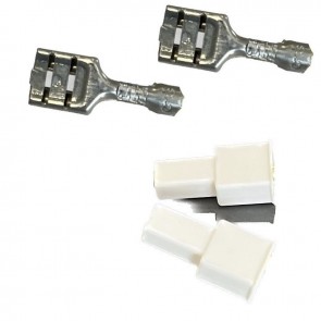 Connecteur complet NLOCK 2 voies pour bougie d'allumage de poêle à pellets  MEL13292+MEL13218