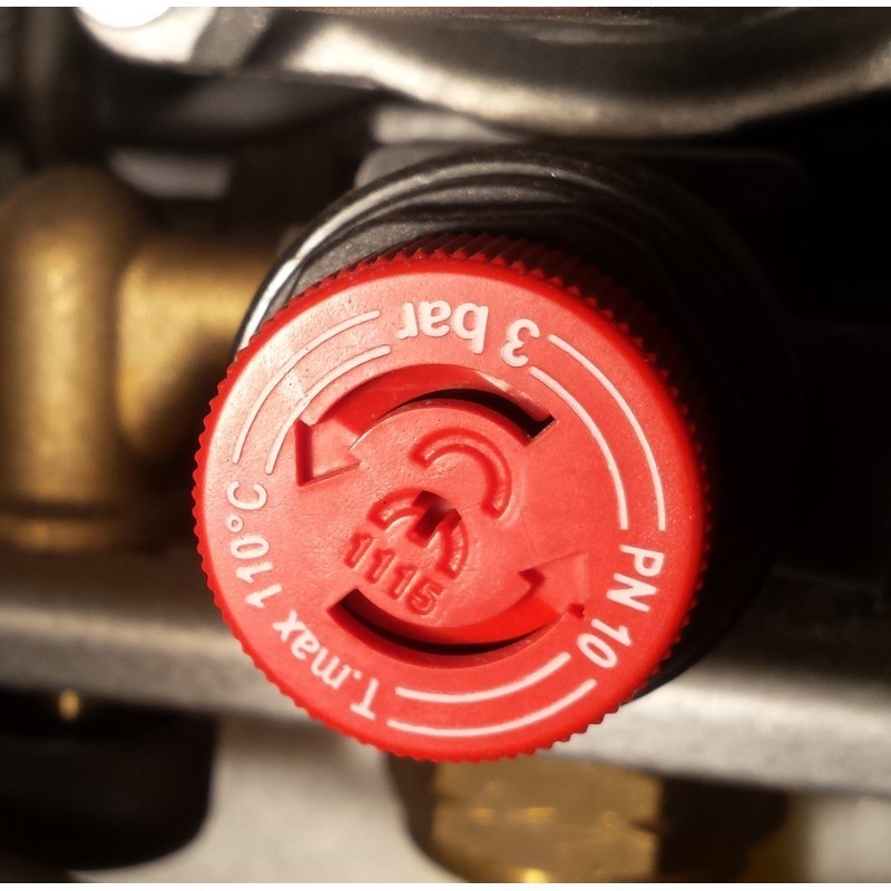 Soupape de pression maximale 3 Bar Chaudière RED Compact 18 - 2012-41501103300