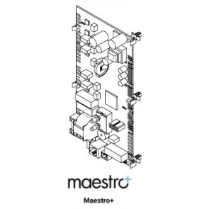 Carte électronique MCZ Stealth (avec Sensirion) pour poêle M2+ Ref 41452010600 