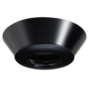 Finition plafond DECO+  noire hauteur 12 cm pour conduit Poujoulat Therminox en attente Ø 150 mm  Réf.20150376-9019