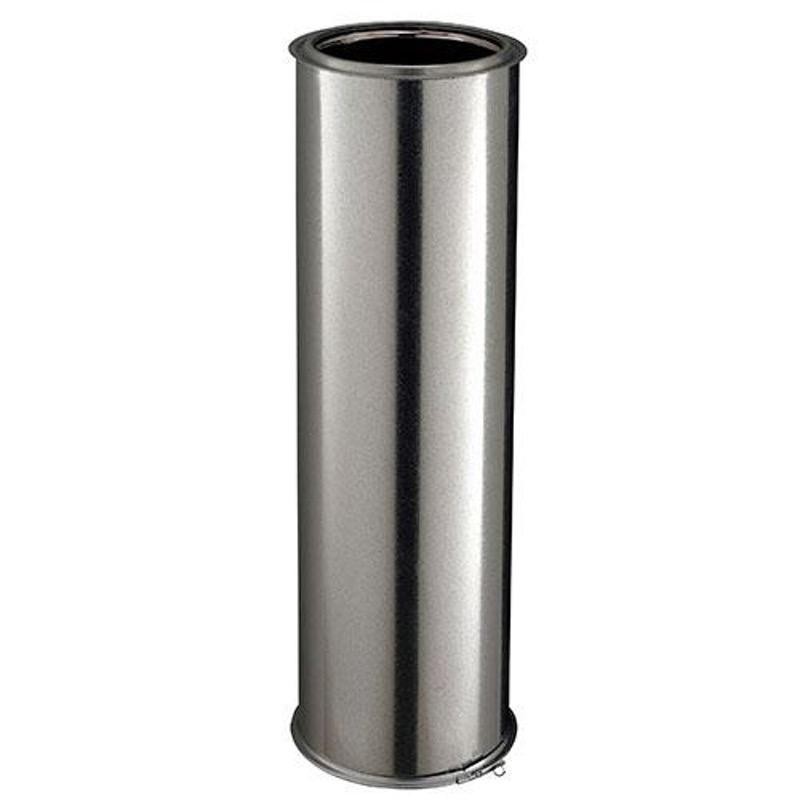 Elément droit Poujoulat isolé Inox-Galva longueur 100 cm Ø 150mm