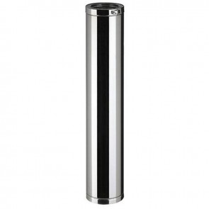 Elément droit isolé Poujoulat Therminox inox inox longueur 115 cm Ø 150mm Réf.21150017