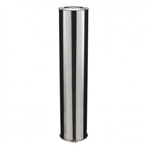 Poujoulat Elément droit isolé Inox - Inox longueur 133 cm Ø 150mm