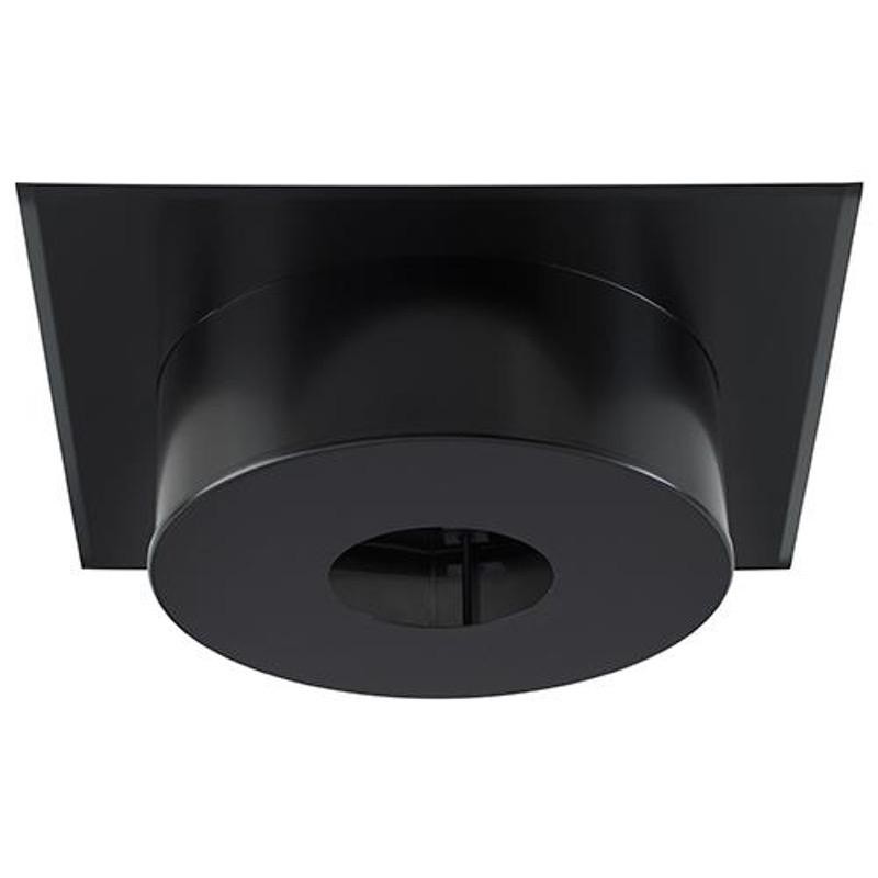 Poujoulat finition plafond noire ronde hauteur 12 cm pour conduit Ø 180 à 230 mm Poujoulat finition plafond noire ronde hauteur 12 cm pour conduit Ø 180 à 230 mm
