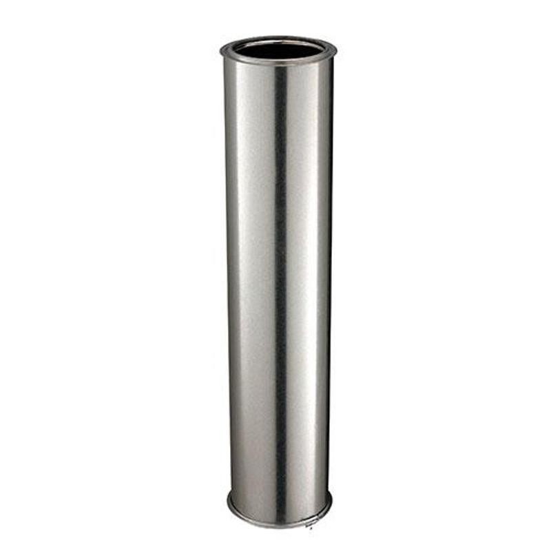 Elément droit Poujoulat isolé Inox-Galva longueur 133 cm Ø 180mm Elément droit Poujoulat isolé Inox-Galva longueur 133 cm Ø 180mm