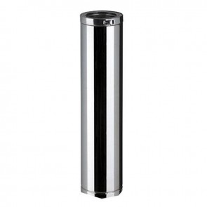 Elément droit isolé Poujoulat Therminox inox inox longueur 95 cm Ø 150mm Réf.21150005