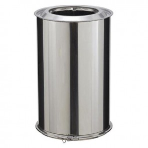Poujoulat Elément droit isolé Inox -Inox longueur 45 cm Ø 150mm